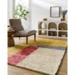 Dwarsdiep Modern Camel Area Rug