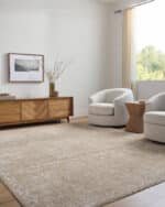 Jamell Traditional Light Brown Area Rug - Image 2