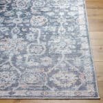 Eleni Traditional Black/Denim Washable Area Rug - Vivir x Livabliss - Image 4
