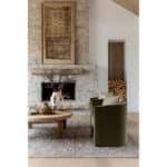 Lorelai Traditional Deep Teal Washable Area Rug - Vivir x Livabliss