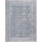 Lorelai Traditional Light Beige/Black Washable Area Rug - Vivir x Livabliss