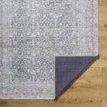 Lorelai Traditional Light Beige/Black Washable Area Rug - Vivir x Livabliss - Image 3