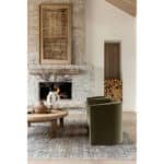 Mary Traditional Medium Green Area Rug - Vivir x Livabliss