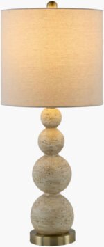 Decarlo Traditional Khaki Table Lamp - Image 4