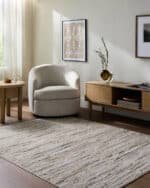 Deliah Modern Taupe Washable Area Rug - Image 2