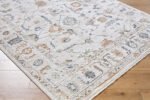 Stevenson Traditional Ivory Washable Area Rug - Image 3