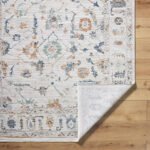 Stevenson Traditional Ivory Washable Area Rug - Image 6