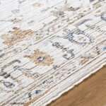 Stevenson Traditional Ivory Washable Area Rug - Image 5