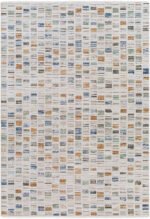 Latisia Modern Slate Blue Washable Area Rug