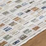 Latisia Modern Slate Blue Washable Area Rug - Image 6