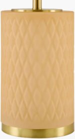 Ned Traditional Orange Table Lamp - Image 3