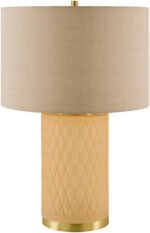 Ned Traditional Orange Table Lamp