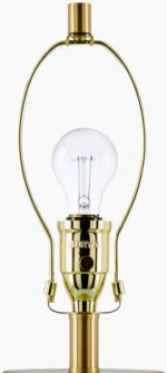 Ned Traditional Ice Blue Table Lamp - Image 4