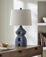 Tyffani Rustic Black Table Lamp - Image 2