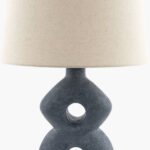 Tyffani Rustic Black Table Lamp