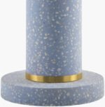 Kamila Traditional Sky Blue Table Lamp - Image 2