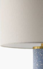 Kamila Traditional Sky Blue Table Lamp - Image 5