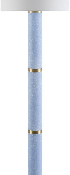 Jamere Traditional Sky Blue Floor Lamp