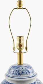 Malori Traditional Blue Table Lamp - Image 5