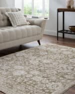 Joya Traditional Cream Area Rug - Image 2