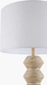 Edina Traditional Ivory Floor Lamp - Image 5
