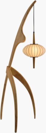 Claudius Traditional Cream/White Floor Lamp - Image 6