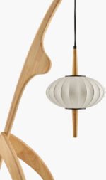 Claudius Traditional Cream/White Floor Lamp - Image 7