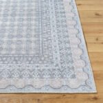 Rainier Cottage White/Pale Blue Washable Area Rug - Our PNW Home x Livabliss - Image 7