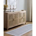 Rainier Cottage White/Pale Blue Washable Area Rug - Our PNW Home x Livabliss - Image 3