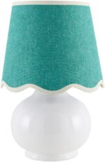 Kolleen Cottage White/Green Table Lamp