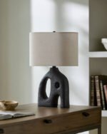 Dyanne Traditional Black/Wheat Table Lamp - Image 2