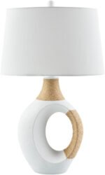 Cordelia Traditional White Table Lamp