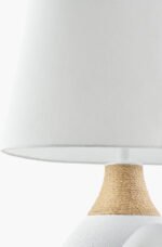 Cordelia Traditional White Table Lamp - Image 6