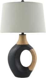 Cordelia Traditional Black Table Lamp