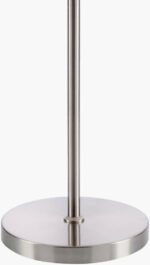 Hollyanne Modern Metallic - Nickel Floor Lamp - Image 3