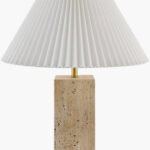 Autumn Laurel Traditional White/Beige Table Lamp - Galey Alix x Livabliss