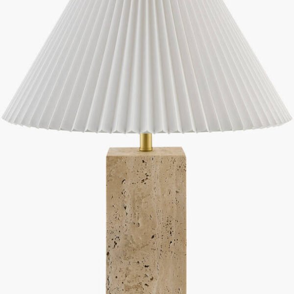 Autumn Laurel Traditional White/Beige Table Lamp - Galey Alix x Livabliss