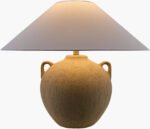 Araya Traditional Brown/White Table Lamp - Galey Alix x Livabliss - Image 5