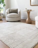 Architect Modern Ivory/Dark Brown Area Rug - Galey Alix Livabliss - Image 2