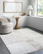 Architect Modern Dark Brown/Ivory Area Rug - Galey Alix Livabliss - Image 2