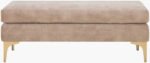Benjamin Light Brown Bench - Galey Alix x Livabliss - Image 6