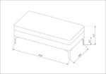 Benjamin Light Brown Bench - Galey Alix x Livabliss - Image 10