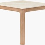 Blair Beige End Table - Galey Alix x Livabliss