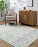 Collins Avenue Traditional Gray/Cream Area Rug - Galey Alix Livabliss - Image 2