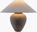 Camden Ford Traditional White/Brown Table Lamp - Galey Alix x Livabliss - Image 7