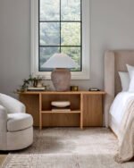 Camden Ford Traditional White/Brown Table Lamp - Galey Alix x Livabliss - Image 5