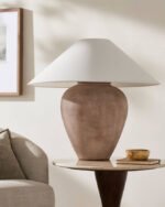 Camden Ford Traditional Brown Table Lamp - Galey Alix x Livabliss - Image 2
