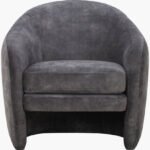 Hatcher Charcoal Accent Chair - Galey Alix x Livabliss