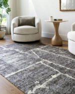 Janek Modern Ash Gray Area Rug - Galey Alix Livabliss - Image 2