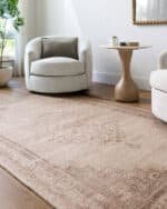 Luciana Traditional Dusty Rose Area Rug - Galey Alix Livabliss - Image 2